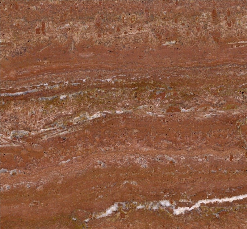 Travertino Rojo Red Honed