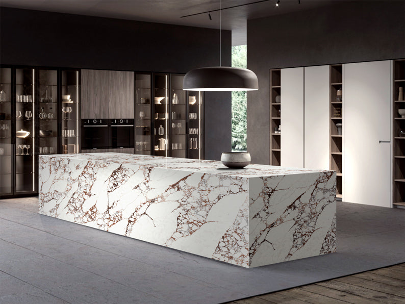 Arabescato Breccia Leather Quartz