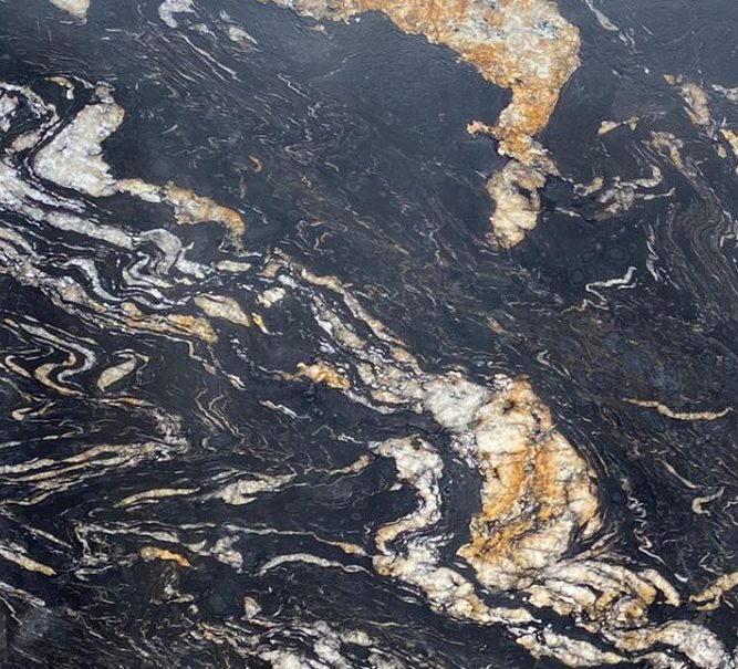 Titanium Black Polished Granite