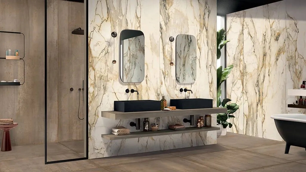 ANTIQUE BROWN PORCELAIN SLABS