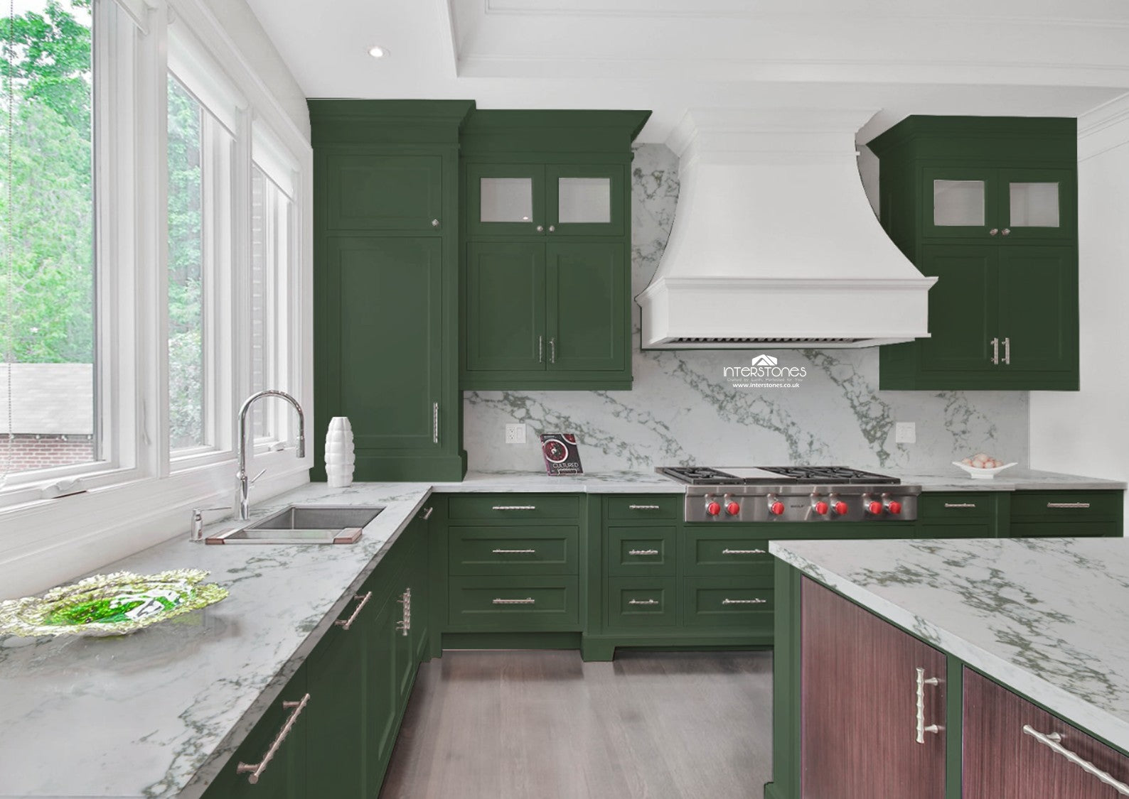 Arabescato Green Quartz