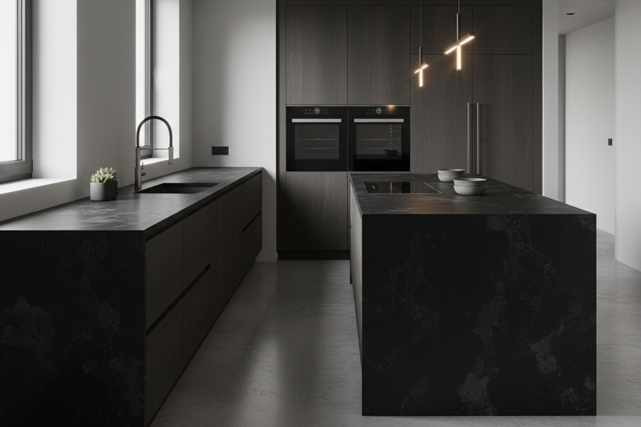 Absolute Black Honed Granite