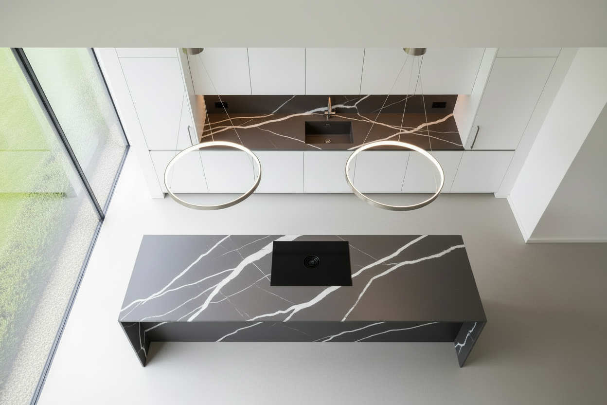 Matt vs Polished Porcelain Worktops – Which One Feels More Luxurious?