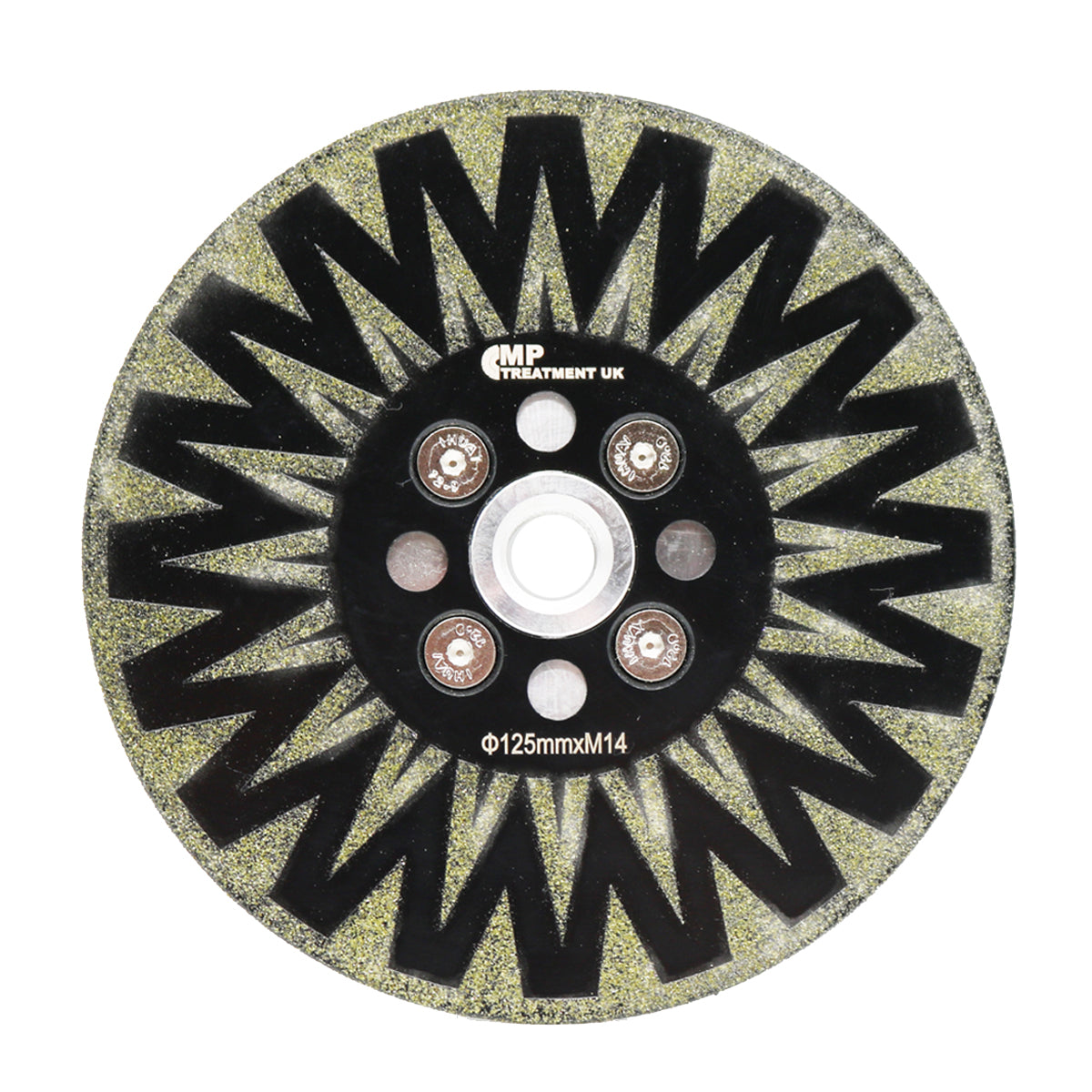 Star Face Electroplated Diamond Vanity Grinder Blade For Marble & Limestone