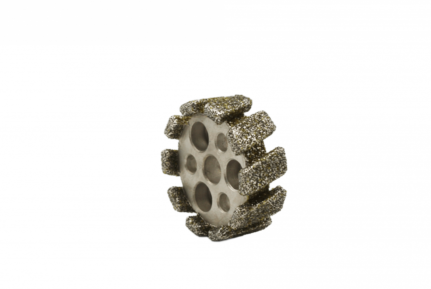 50 x 20mm Electroplated Stubbing wheel (10 bore/3+3 holes) – Marble & Limestone