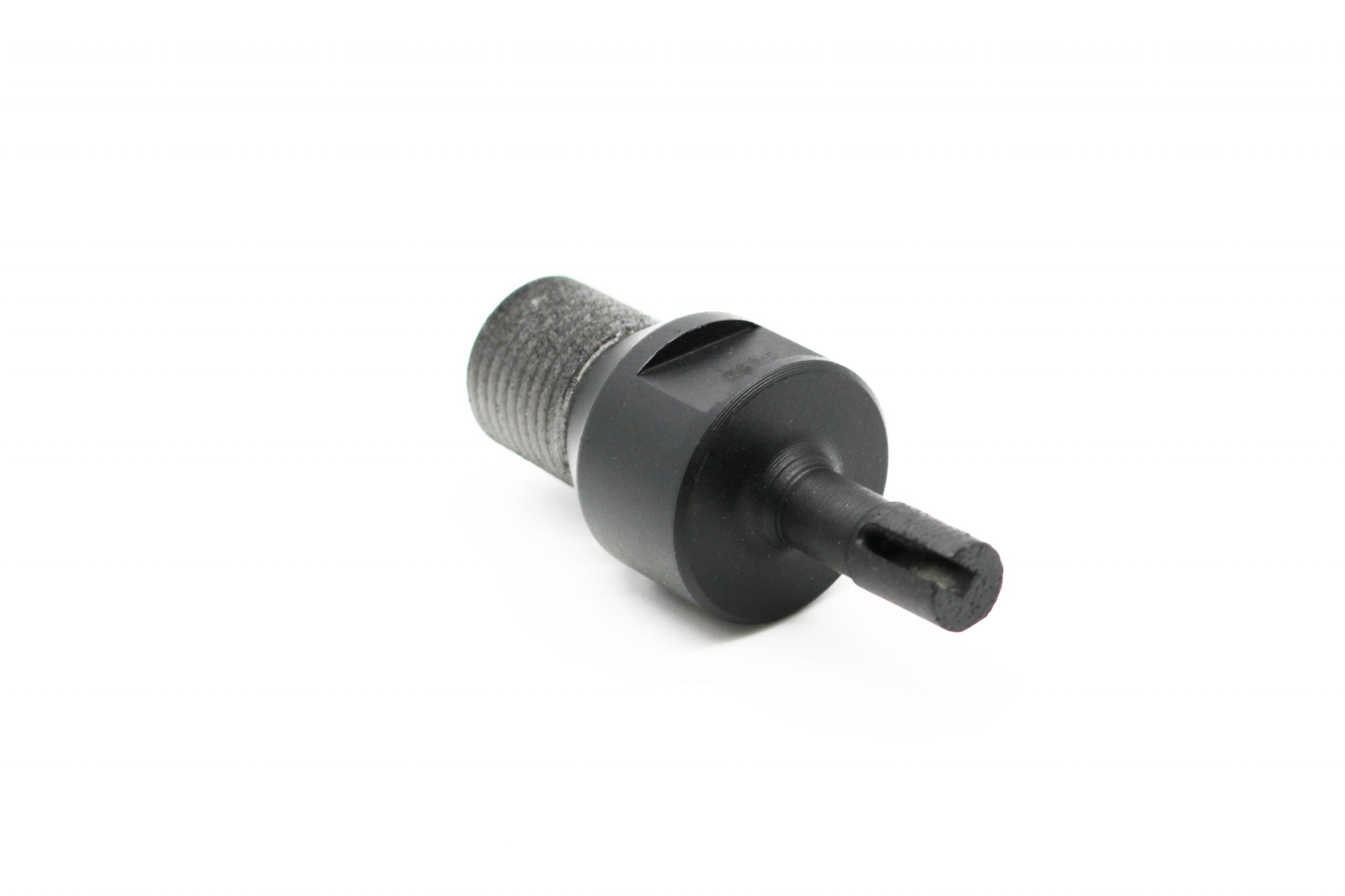 Black Sintered Diamond Mill Rebate Router 10 x 25mm – 1/2 Gas Connection For Granite, Quartz & Engineered Stone