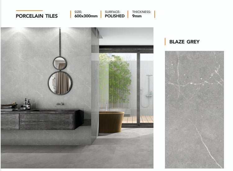 Blaze Grey Indoor Tiles