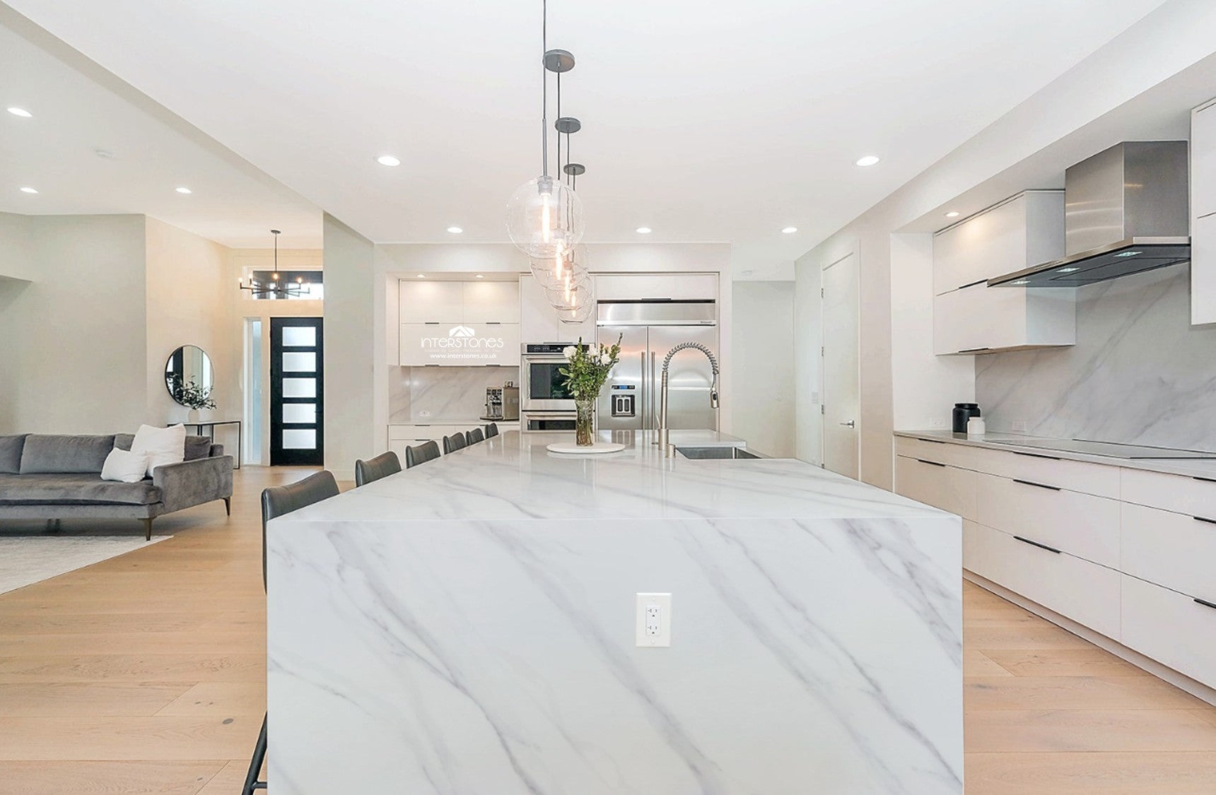Calacatta Borghini Printed 3D Quartz