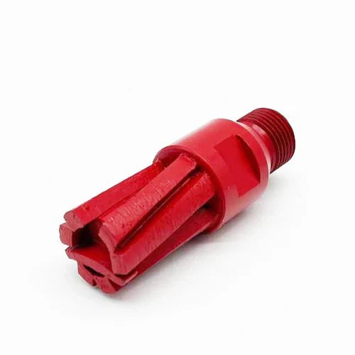Red 6-Segment Router With End Segment For Quartzite & Dekton