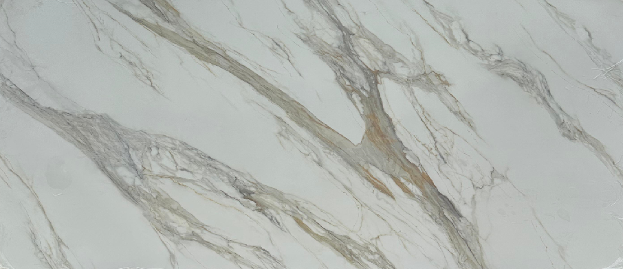 Calacatta Barcelona Printed  3D Quartz