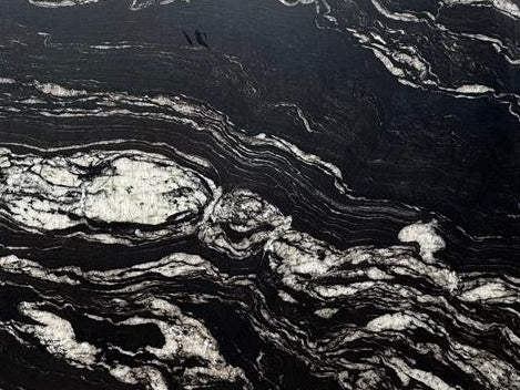 Cosmic Black Leather Granite