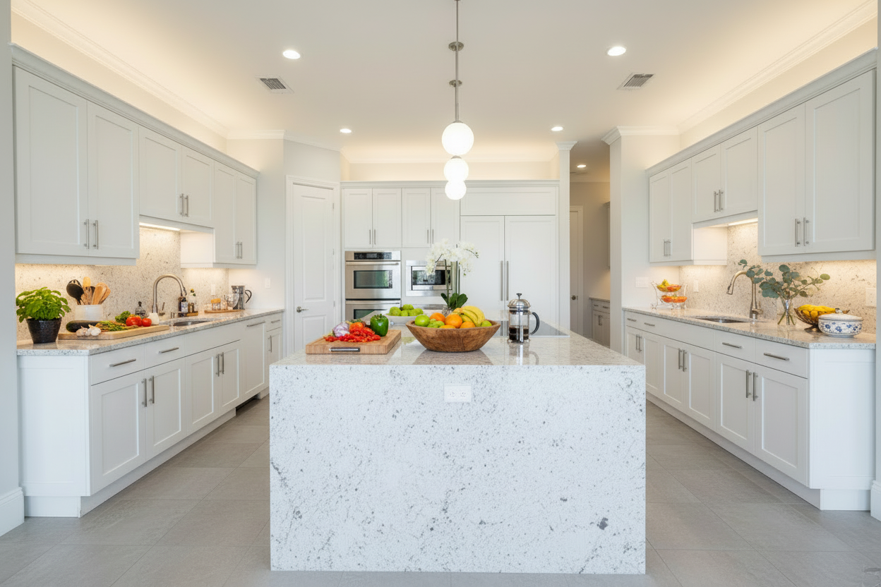 Alaska White Granite Polished